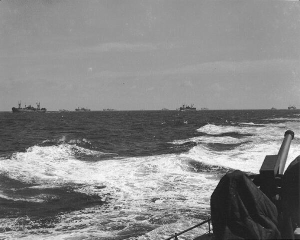 USS Liddle on Convoy Duty
